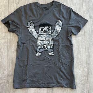 Tokidoki x Marvel Hulk shirt. Gray. Medium